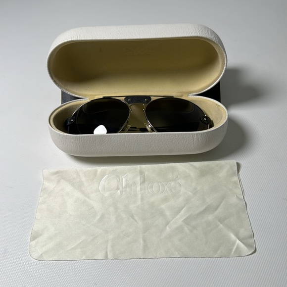 Chloe CL2104 Tamaris Aviator Sunglasses - Picture 8 of 9